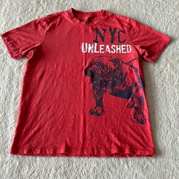 Aeropostale Short sleeve shirt red size Large - Picture 3 of 16